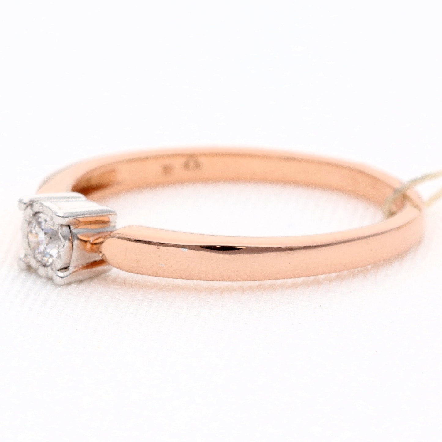 Sužadėtuvių žiedas su deimantu 0,08ct