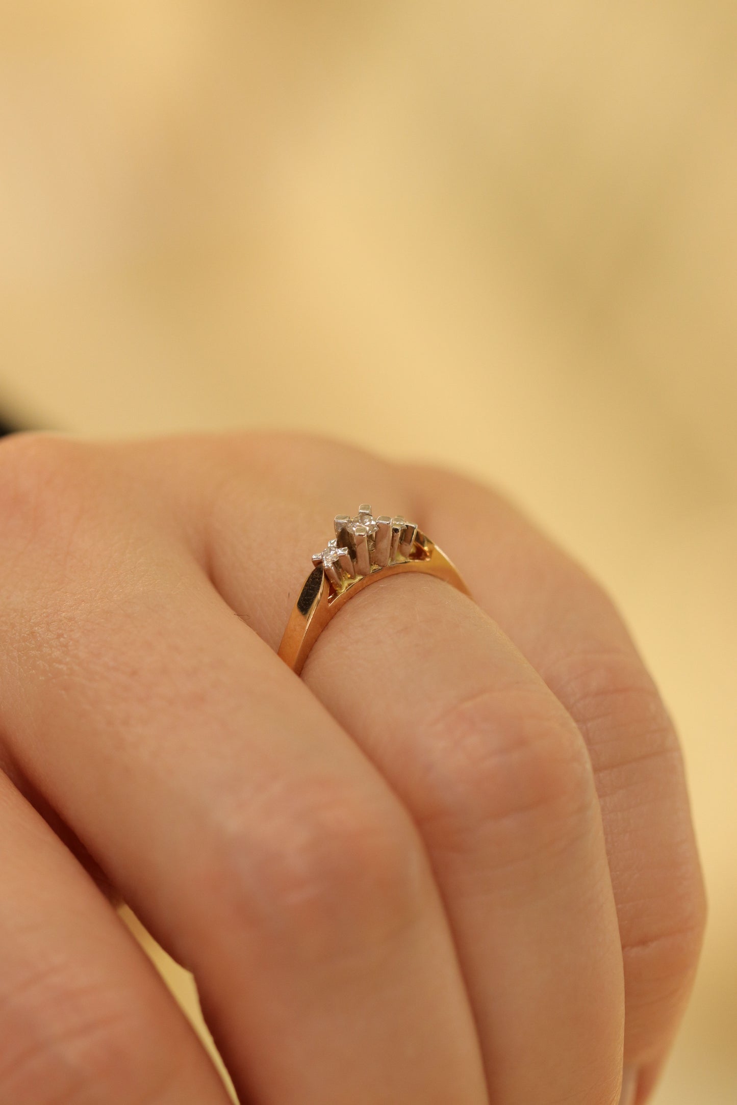 Žiedas sužadėtuvėms 0,084 ct