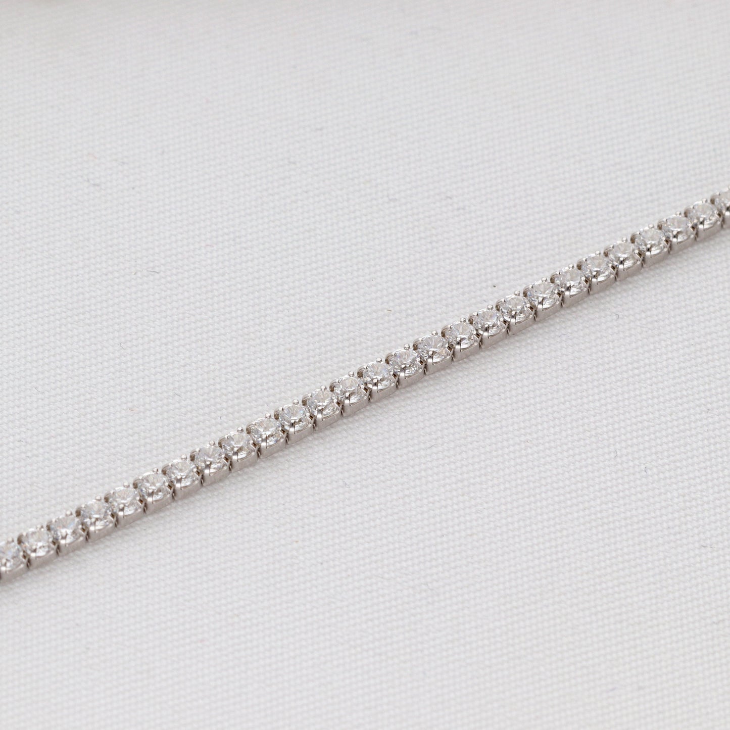 Sidabrinė apyrankė "Tennis" stiliaus