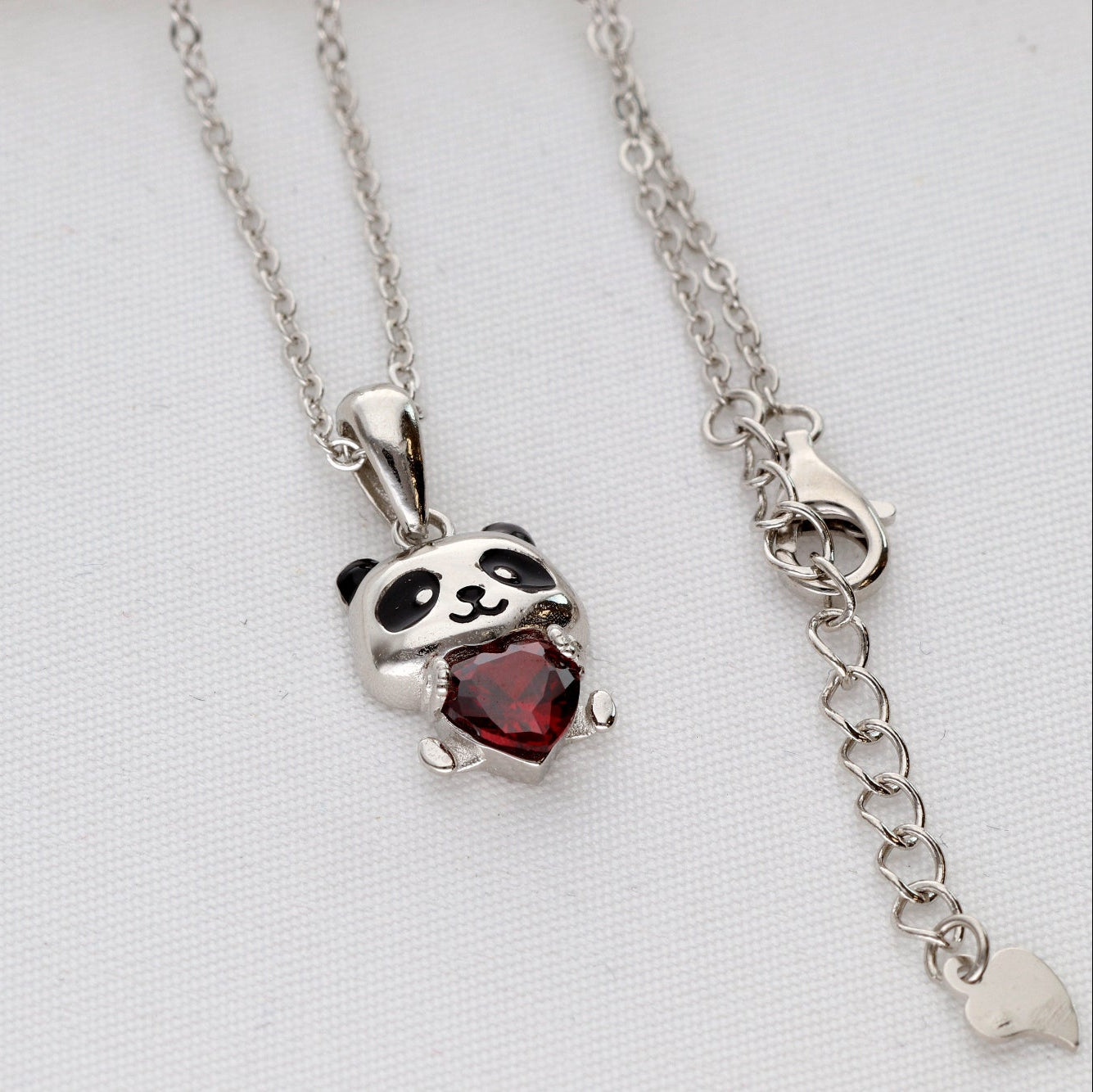Panda love grandinėlė 925 sidabras