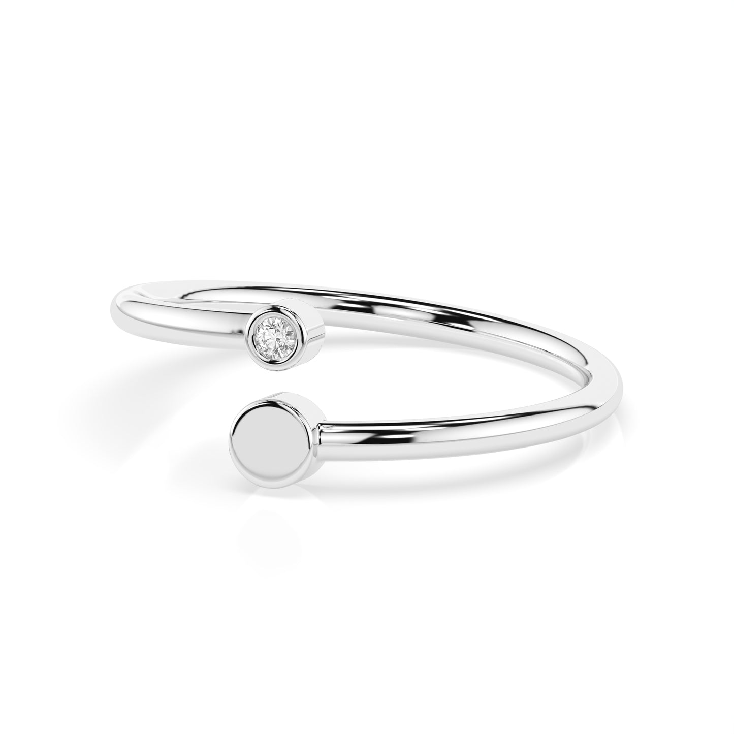 Žiedas Only Love su deimantu 14K