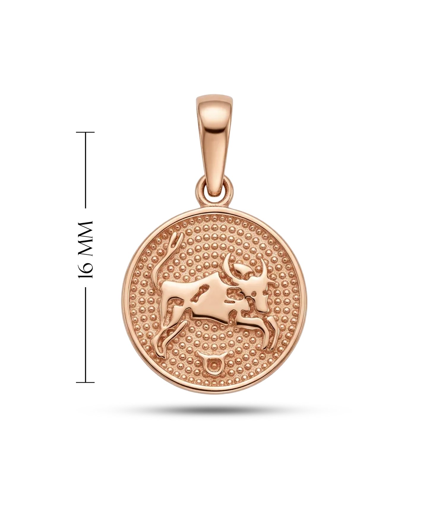 Auksinis jaučio zodiako pakabutis 585 praba