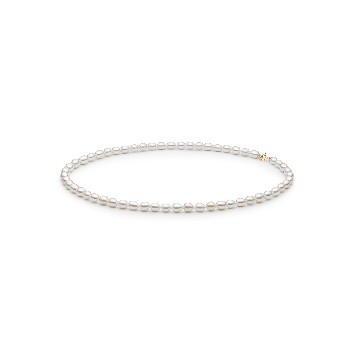 Perlų vėrinys su aukso užsegimu