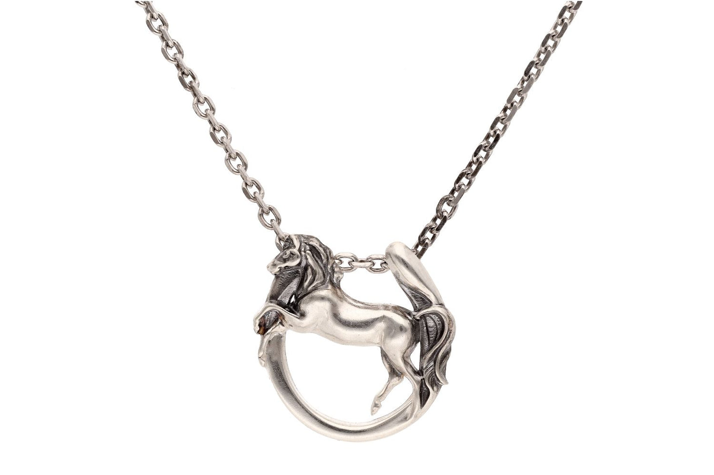 Sidabrinis pakabutis Žirgas pasagoje HORSEPOWER WITHIN