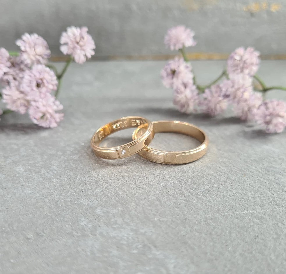 Vestuviniai žiedai Moderni klasika