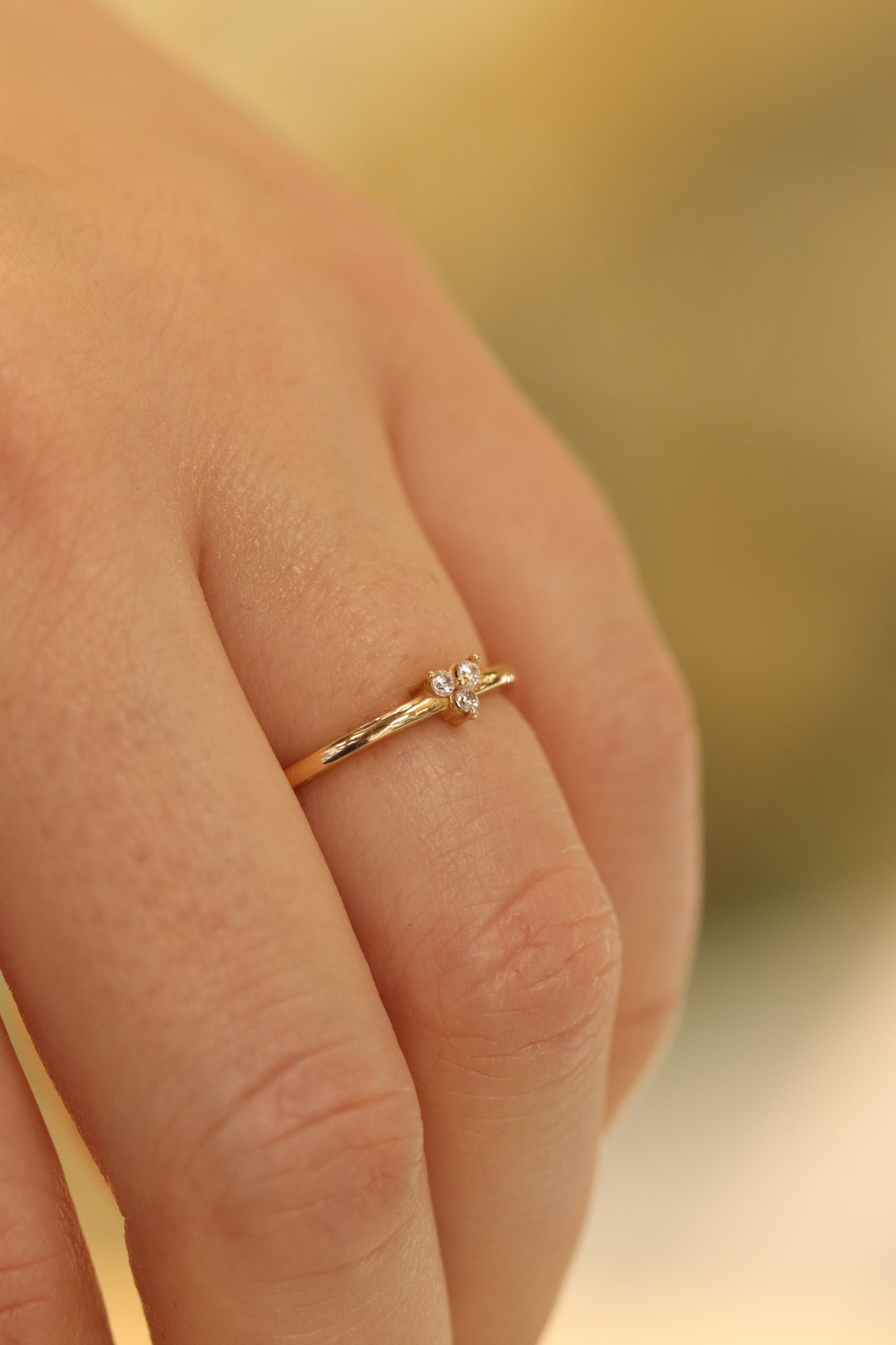 Auksinis žiedas modelis Sėkmės trikampis