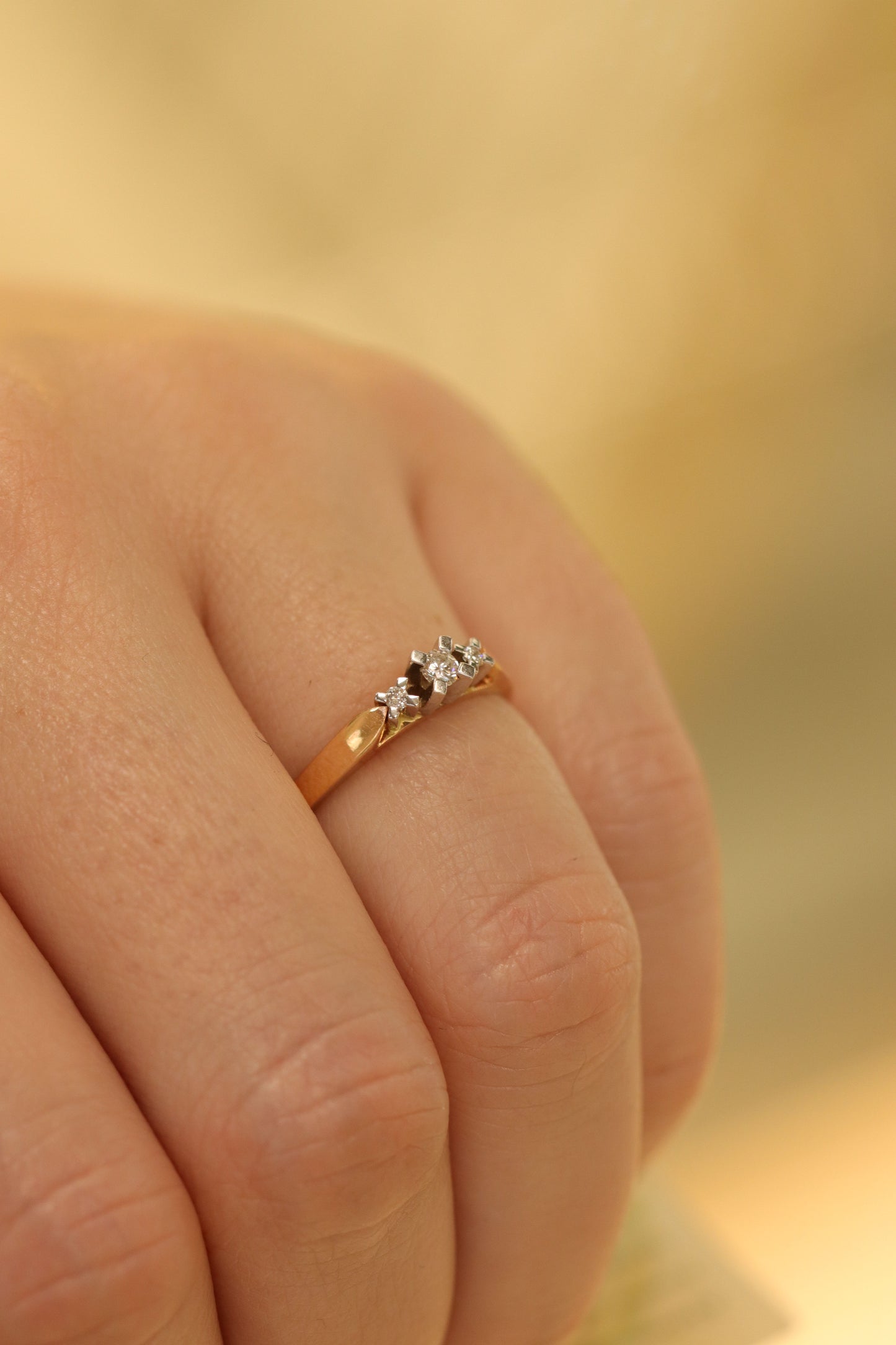 Žiedas sužadėtuvėms 0,084 ct