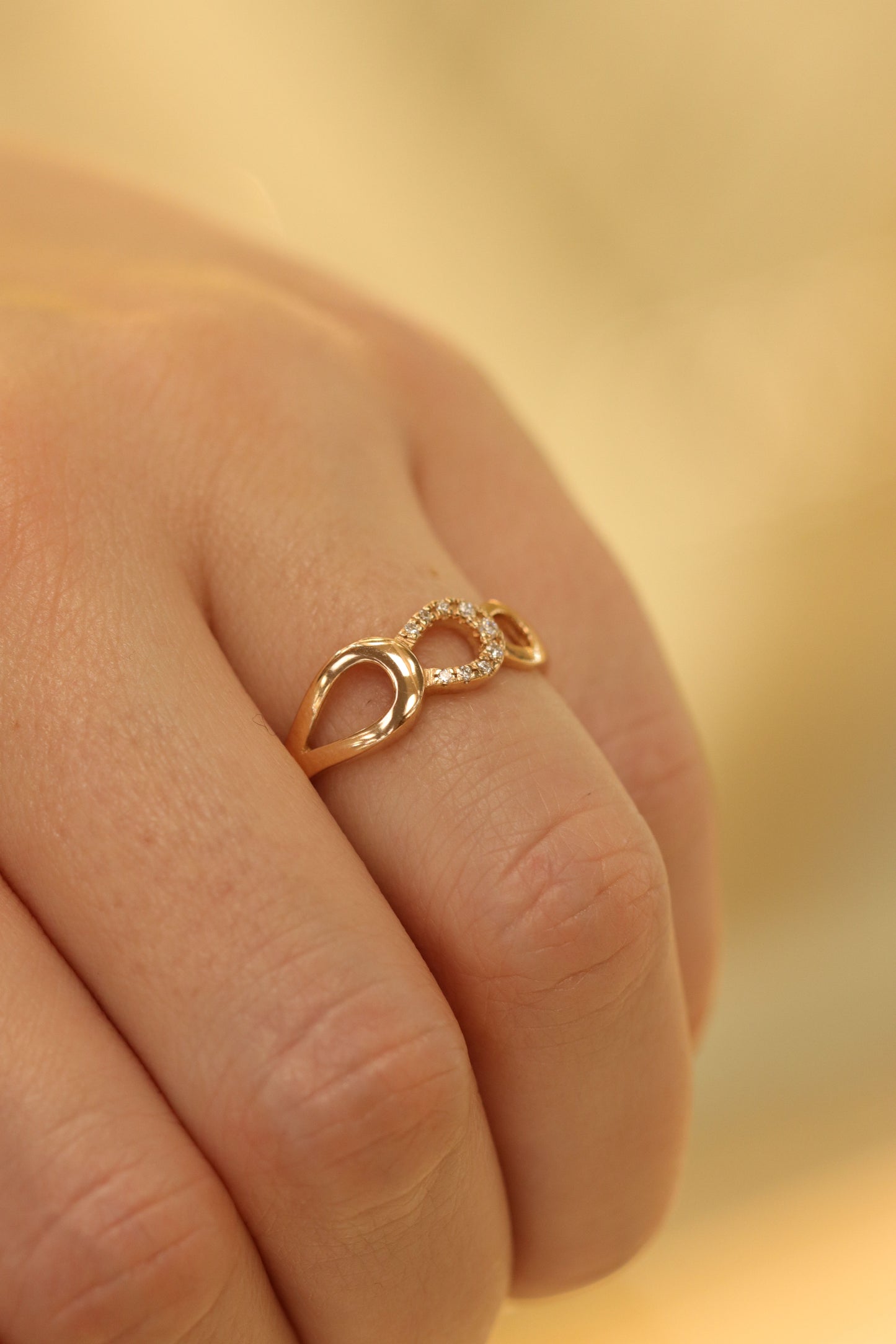 Žiedas su deimantais