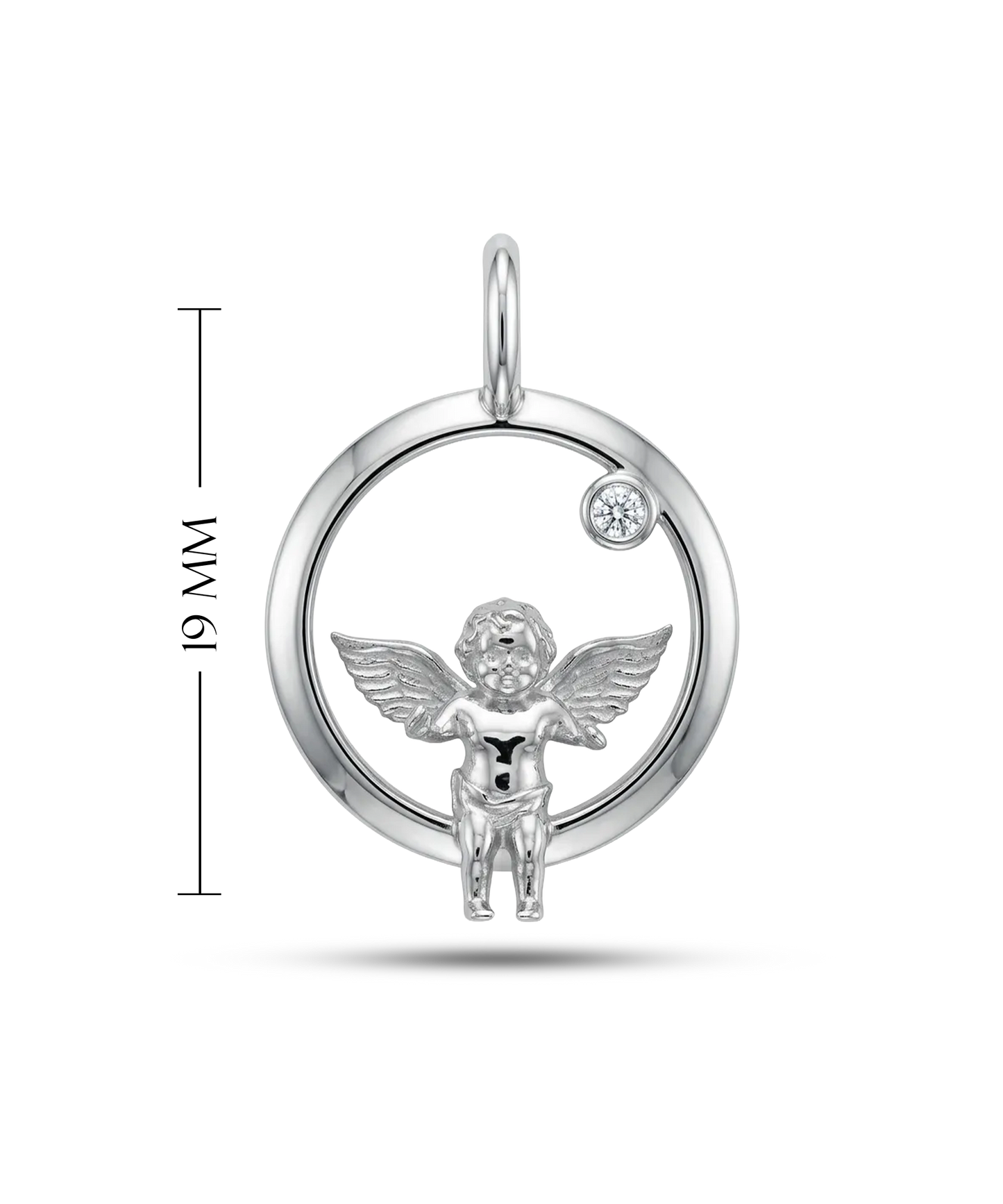 Sidabrinis pakabutis Angelas 925