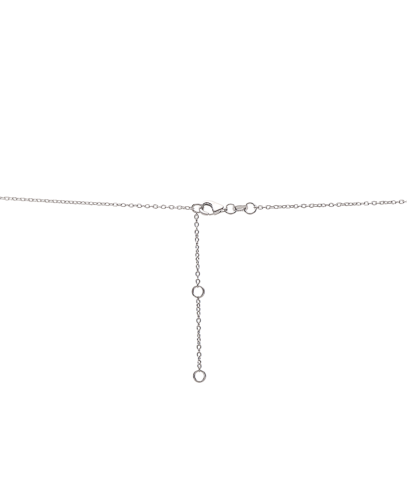 Moderni grandinėlė 925 sidabras su opalo atspalvio akute