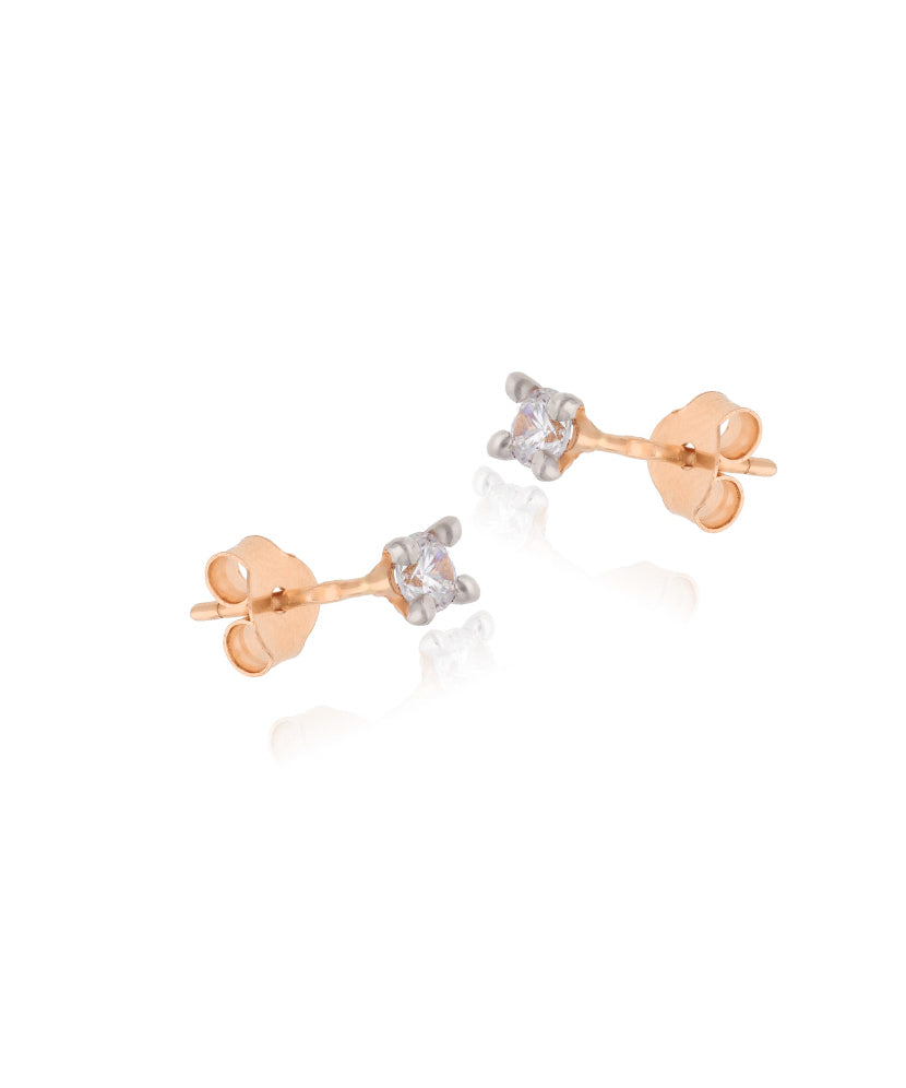 Klasikiniai auskarai su cirkoniais