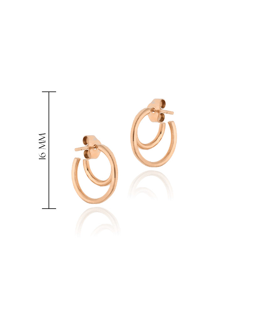 Vienetiniai auksiniai auskarai