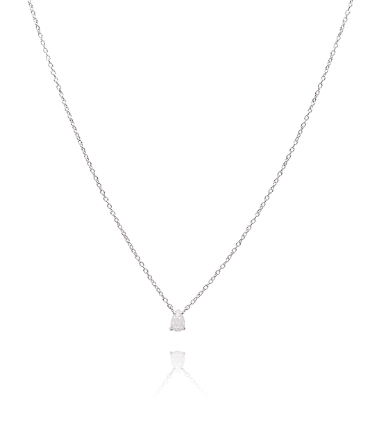 Moderni grandinėlė 925 sidabras su opalo atspalvio akute