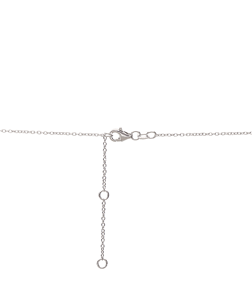 Moderni grandinėlė 925 sidabras su opalo atspalvio akute