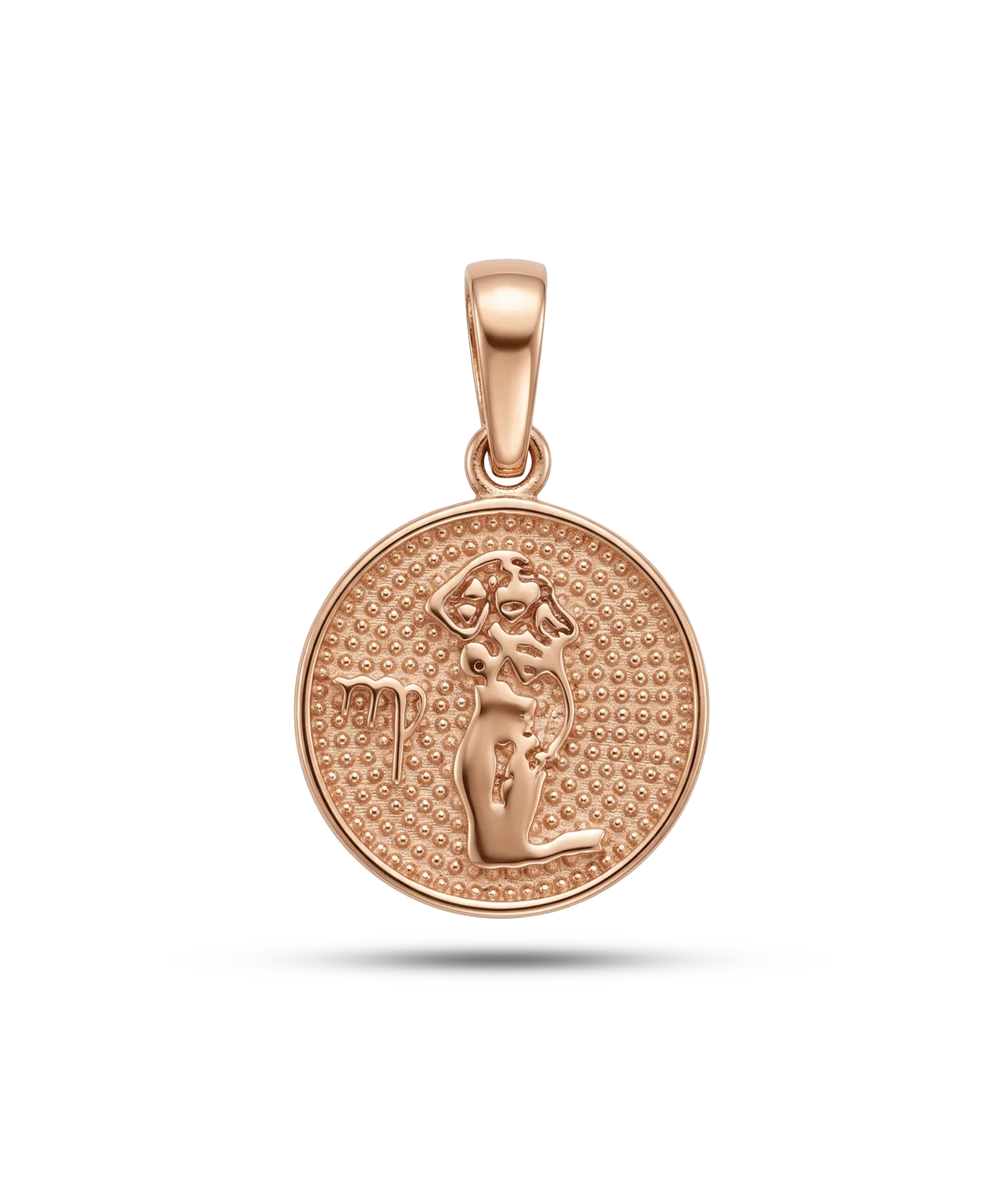 Horoskopas pakabutis mergelė iš 585 aukso minimalistinis
