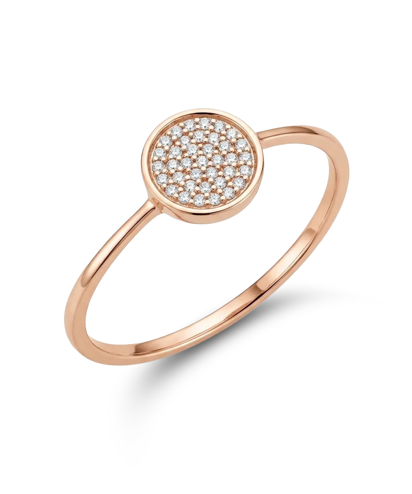 Žiedas su deimantais 0,09 ct