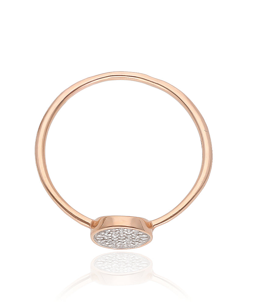 Žiedas su deimantais 0,09 ct