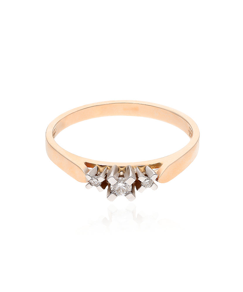 Žiedas sužadėtuvėms 0,084 ct